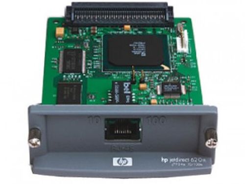 - HP Jetdirect 620n Fast Ethernet (10/ 100Base-TX, EIO, LJ 2xxx/ 4xxx/ 5xxx/ 8xxx/ 9000/ DesignJet 500/ 800)