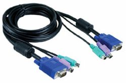    KVM D-Link DKVM-CU5, 2 in 1 USB KVM Cable in 5m (15ft)
