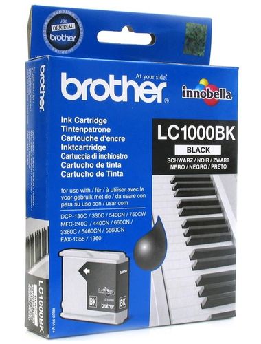 �������� Brother LC-1000BK ��� Brother DCP-130C/330C/540CN/750CW, MFC-240C/ 440CN/660CN/3360C ������ (500 ���.)