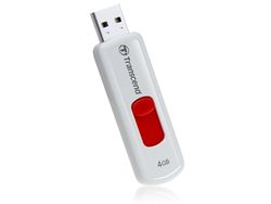  USB Transcend 4GB JetFlash 530 (White)
