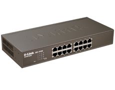  D-Link DES-1016A, Desktop Unmanaged Switches, 16x10/100Mbps UTP