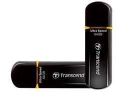  Transcend 64GB JetFlash 600 (Black/Yellow) High Speed