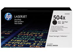  HP 504X  Color LaserJet CM3530/CP3525  (2 . x 10500 .)  