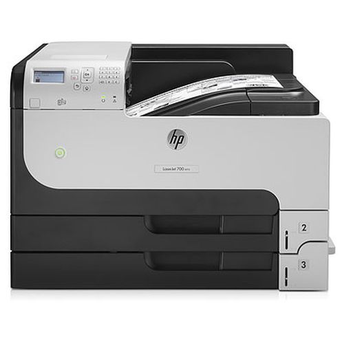   HP LaserJet Enterprise 700 M712dn (A3, 1200dpi, 40ppm, 512Mb, 3trays 250+250+100, USB2.0/extUSBx2/GigEth/HIP/ePrint)