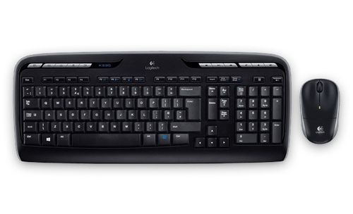   +   Logitech MK330 Wireless Combo, USB, Black