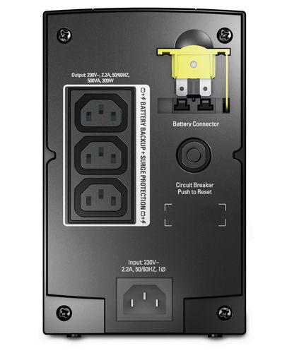  APC Back-UPS 500VA/300W, AVR, 230V, IEC