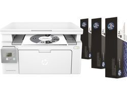   HP LaserJet Ultra M134a (p/c/s, A4, 1200dpi, 22ppm, 128Mb, 1 tray 150, USB, Flatbed, Cartridge 2300 pages 3, 1y warr.)