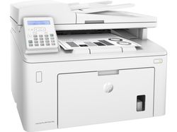   HP LaserJet Pro M227fdn (p/c/s/f, A4, 1200dpi, 28ppm, 256Mb, 2 trays 250+10, Duplex, ADF 35 sheets, USB/Eth/NFC, Flatbed, white, Cartridge 1600 pages in box, 1 warr)