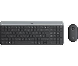   +   Logitech MK470 Slim Wireless Combo, USB, Black