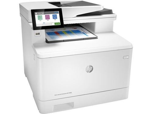   HP Color LaserJet Enterprise M480f (p/c/s/f, A4, 600x600 dpi, 27(27)ppm, 2Gb, 2trays 50+250, ADF 50, Duplex, USB/GigEth, 1y warr, cart. in box B 2400, CMY 2100, drivers/software not included)